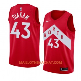 Maillot NBA Toronto Raptors Pascal Siakam 43 2018-19 Nike Rouge Swingman - Homme